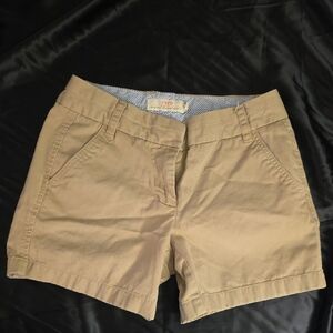 Women's J.Crew 100% Cotton Chino Shorts Size 2